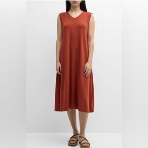 Eileen Fisher V-Neck Tank Dress - NWOT